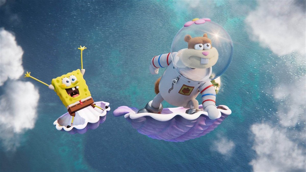 Saving Bikini Bottom - Spongebob e Sandy volano dentro due conchiglie