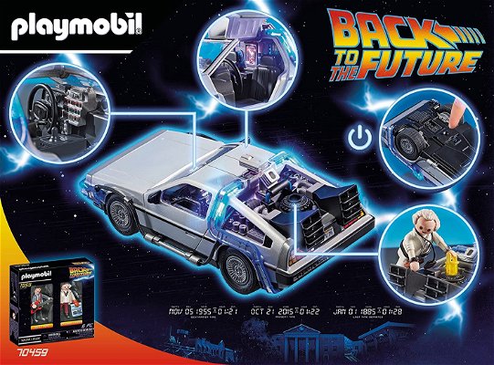Set Playmobil DeLorean Ritorno al futuro 1