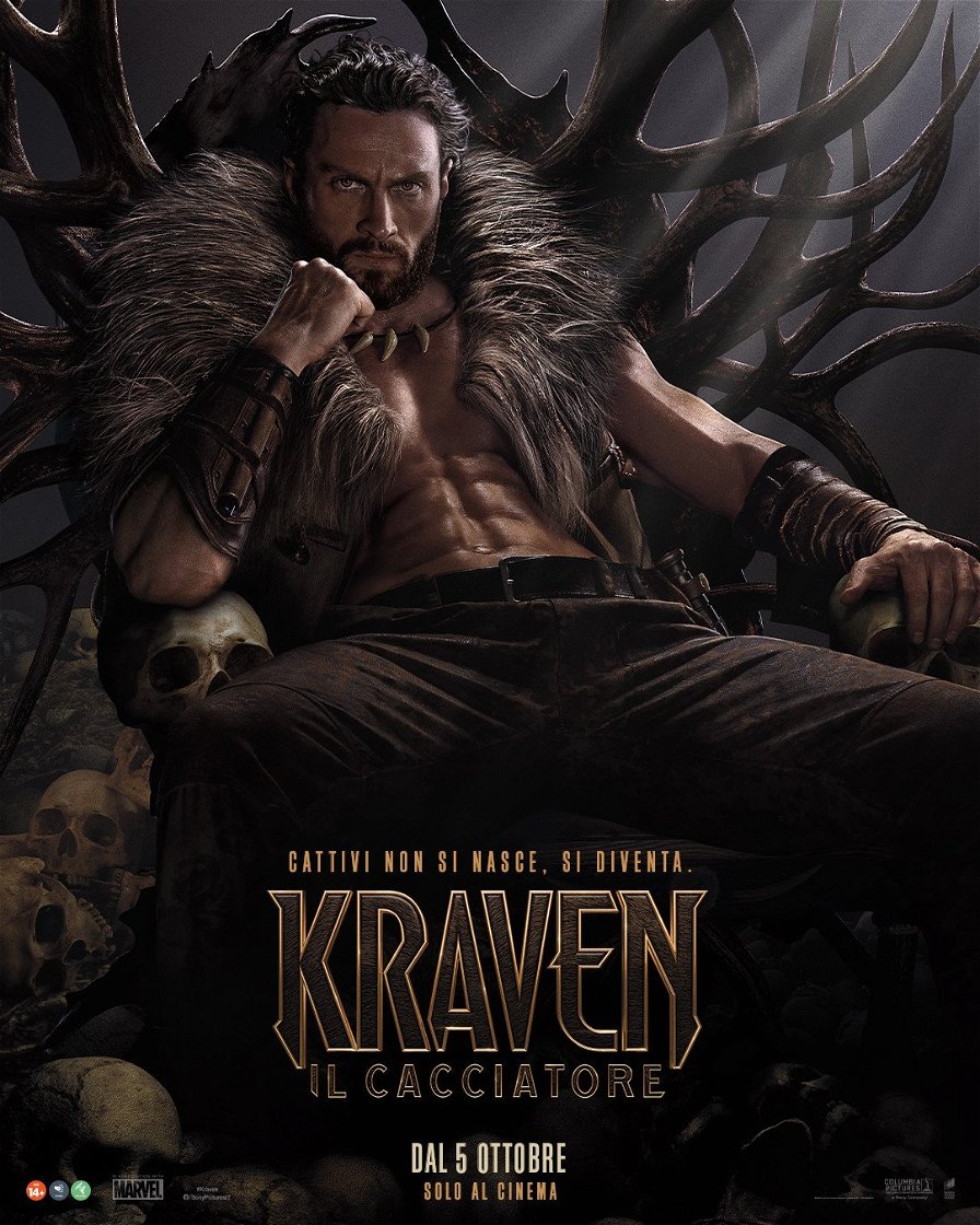 Kraven seduto sul suo trono