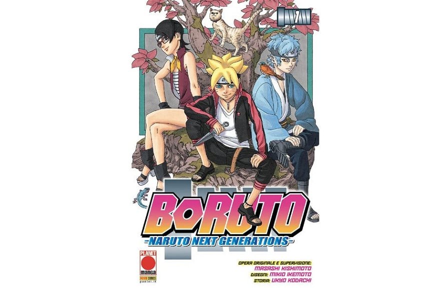 Il nuovo Team 7, Boruto, Sarada e Mitsuki, rappresentano la nuova generazione di Naruto.