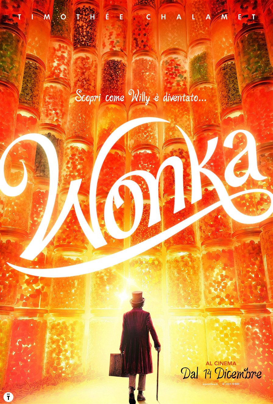 Wonka - Willy Wonka in piedi di schiena