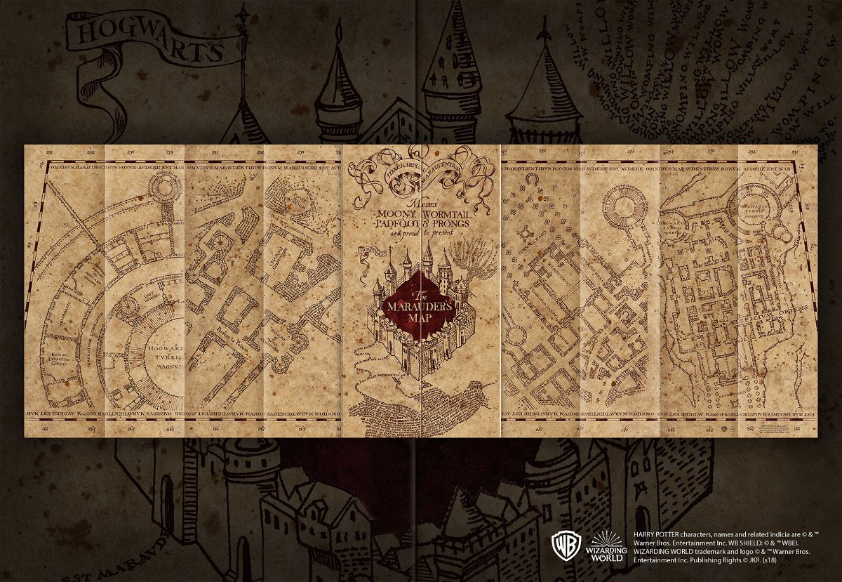 Candela mappa del Malandrino - Gadget Harry Potter