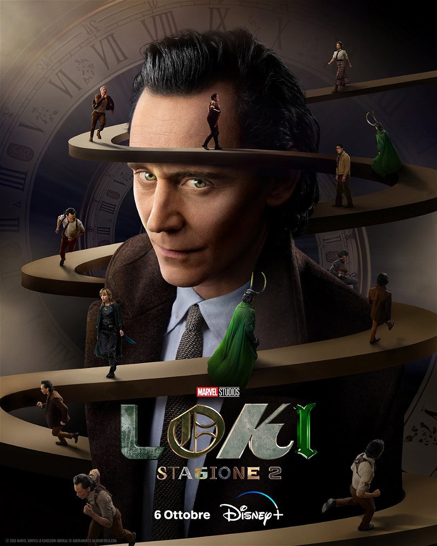 Il poster italiano della seconda stagione di Loki