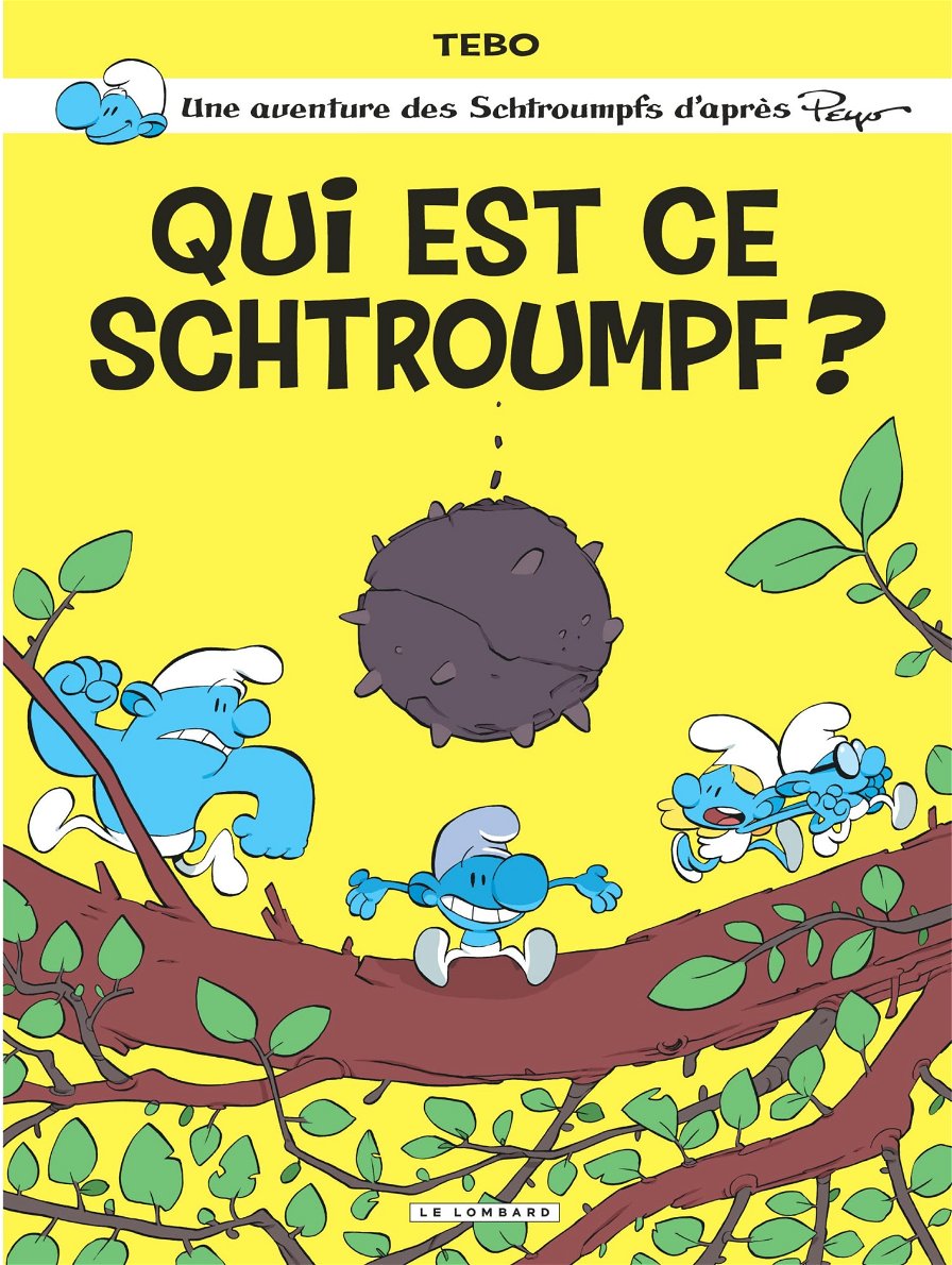 I Puffi nella copertina di Qui est ce schtroumpf?