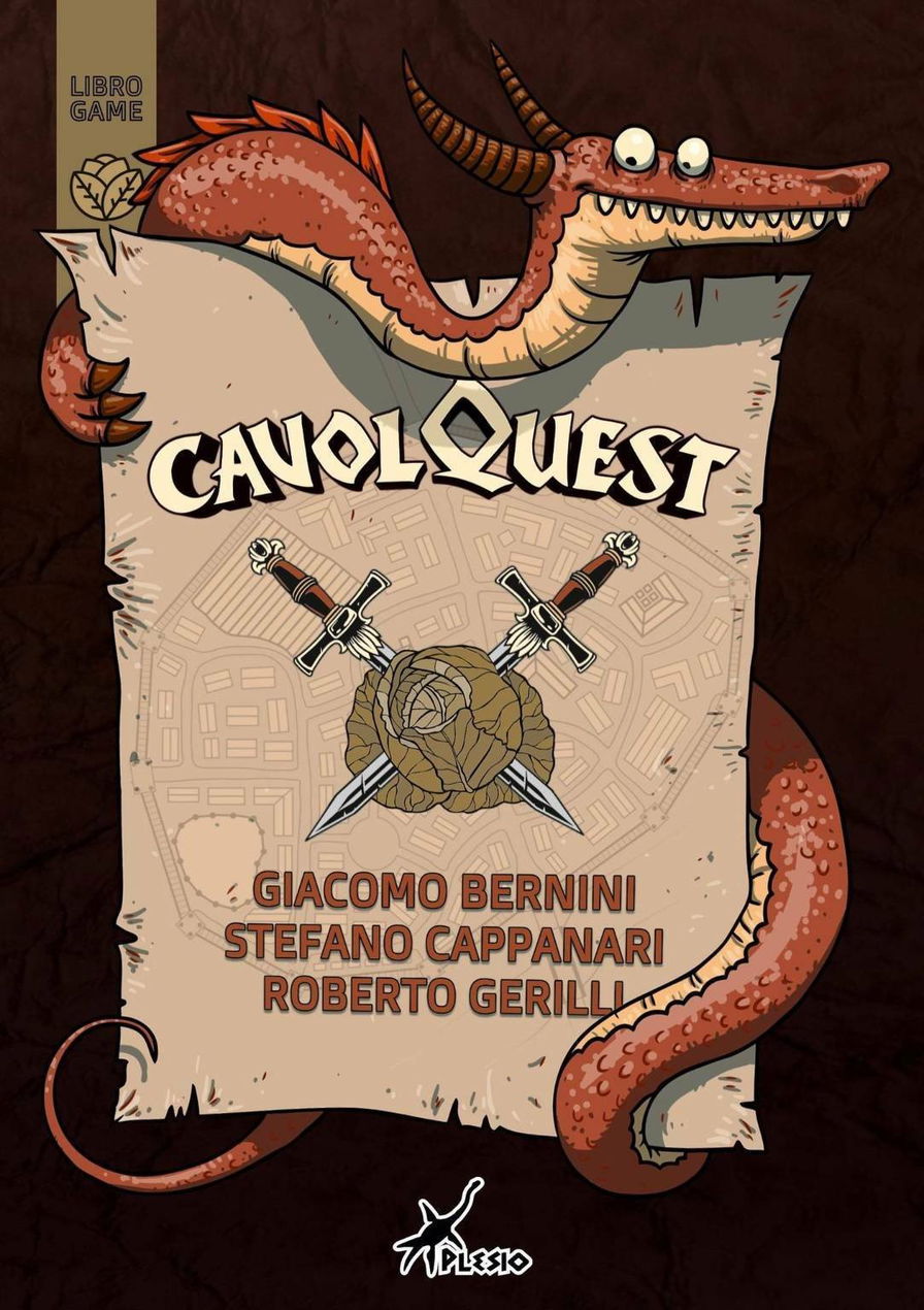 CavolQuest librogame, copertina