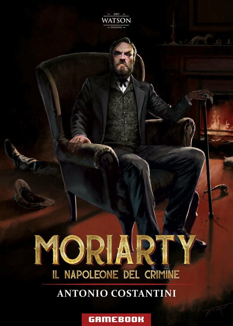 Moriarty, librogame, copertina