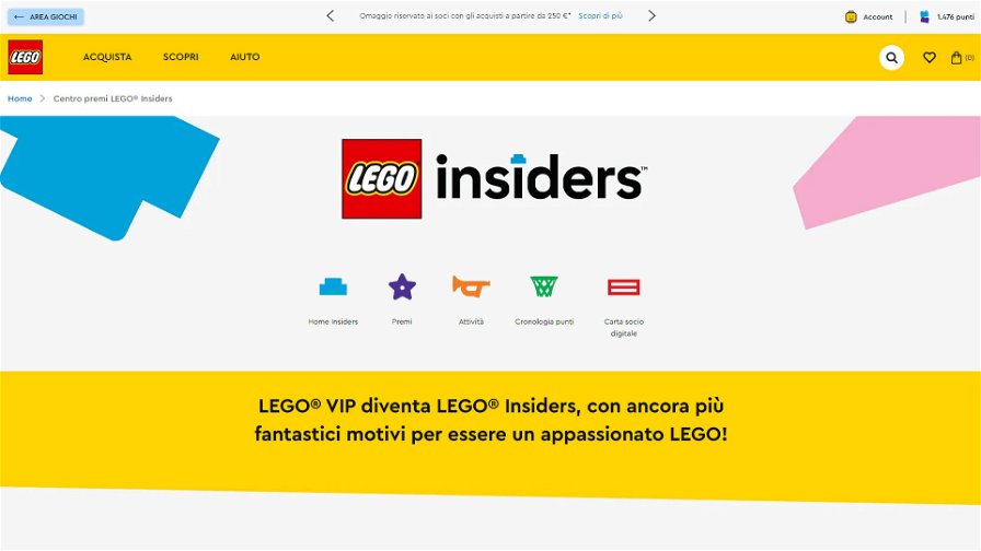 LEGO Insiders, cos'è e cosa cambia dal sistema VIP