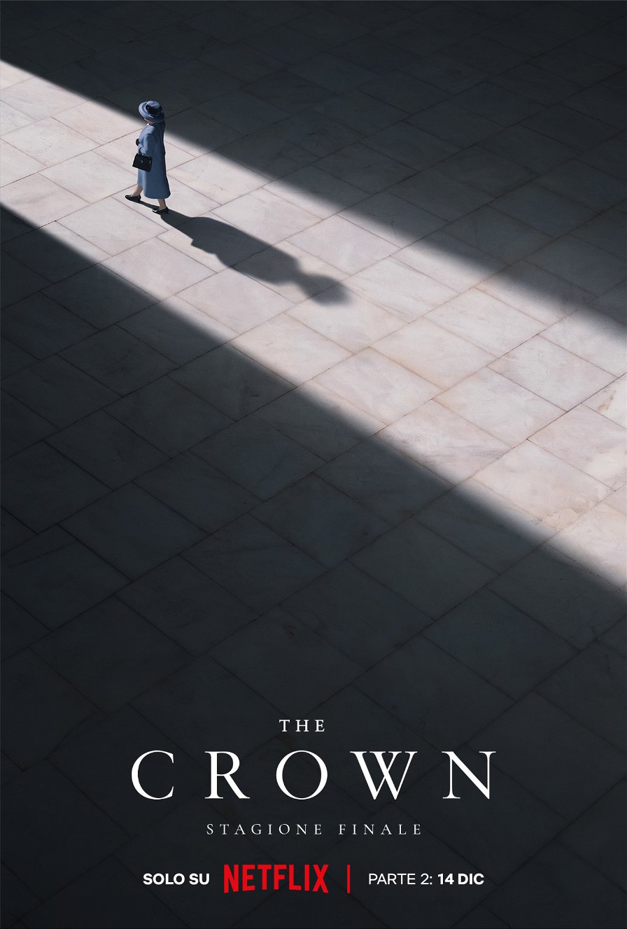 The Crown - Poster con la Regina Elisabetta II che cammina
