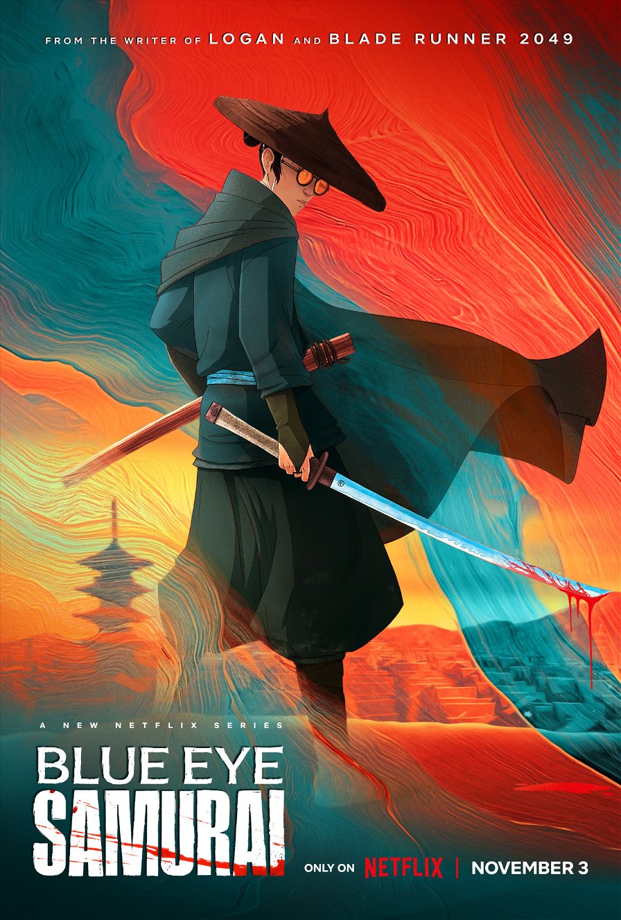 Blue Eye Samurai sarà disponibile su Netflix dal 3 novembre 2023.