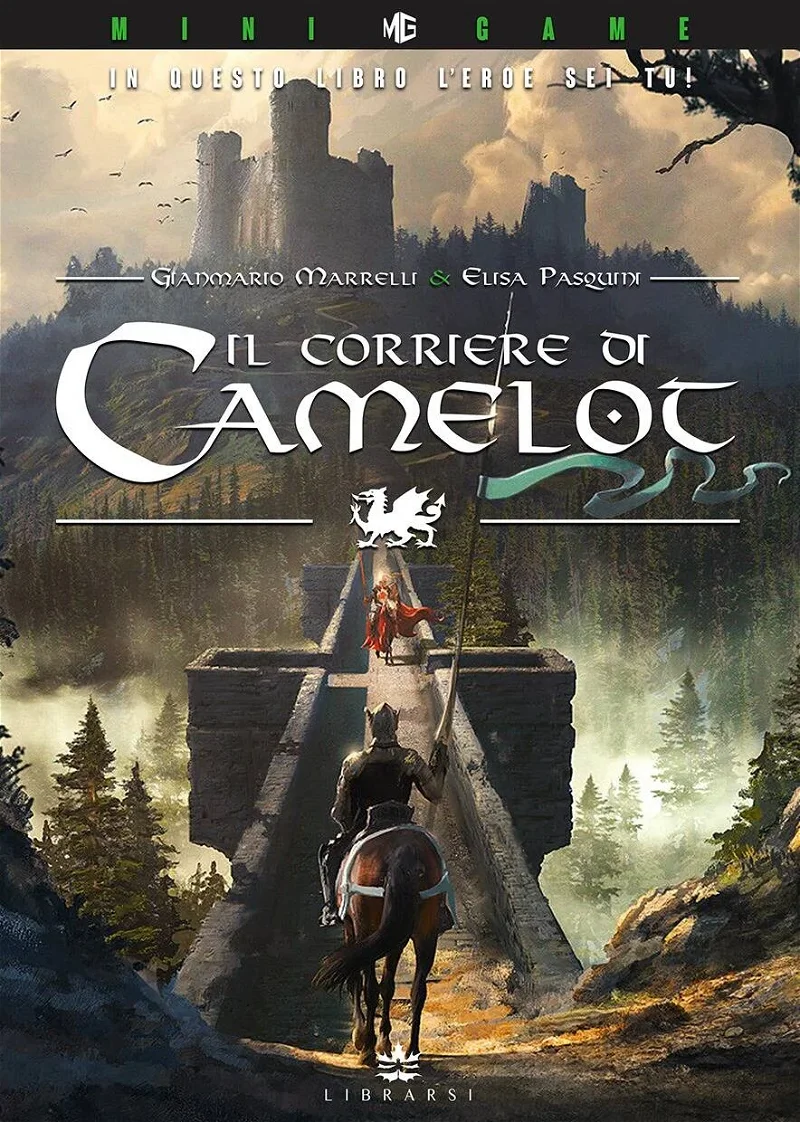 Librogame Il corriere di Camelot, copertina