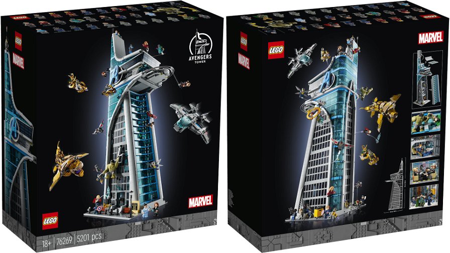 LEGO presenta la nuova Torre degli Avengers: è enorme!