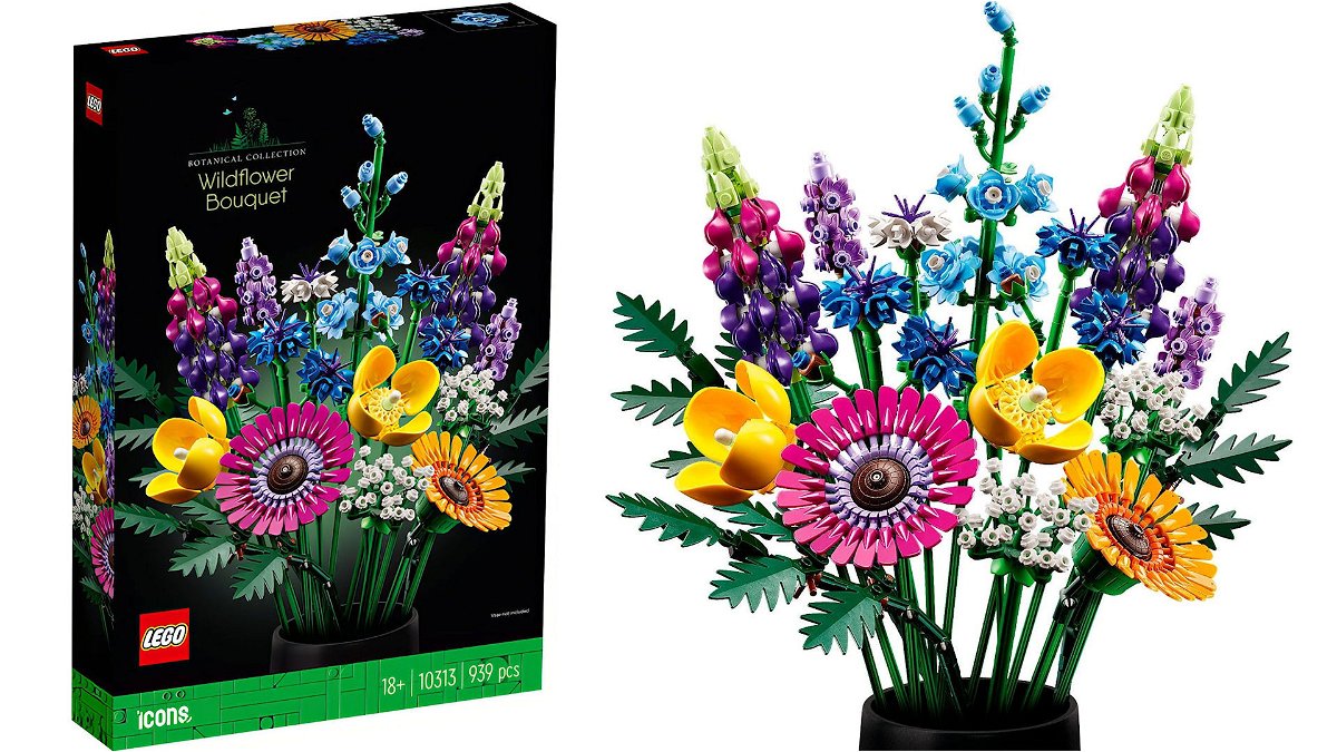 LEGO Adult Bouquet fiori selvatici 10313