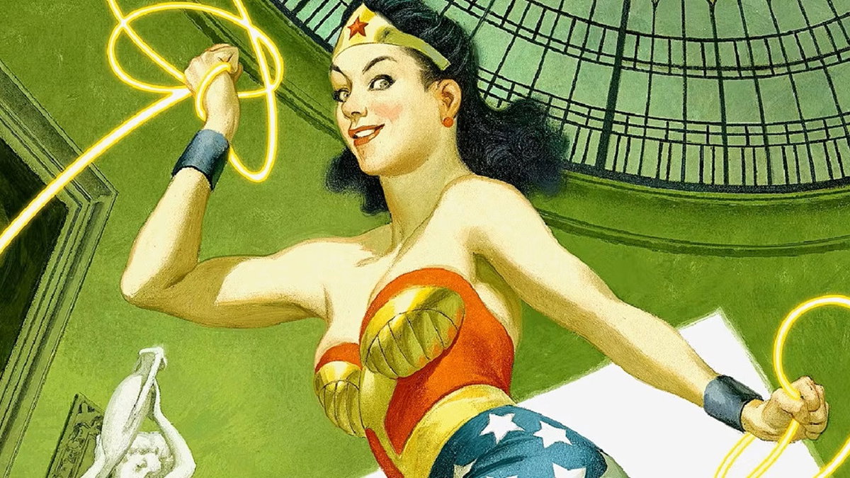 Immagine di Wonder Woman: Jim Lee ha realizzato un disegno dall'effetto ottico sorprendente [VIDEO]