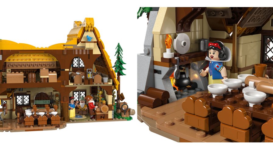 LEGO e Disney presentano la Casa di Biancaneve e i 7 nani!