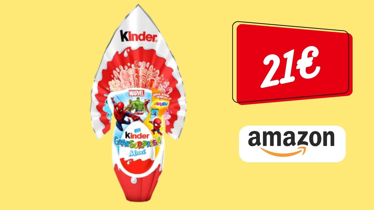 Immagine di Pasqua 2024: l'Uovo GranSorpresa Maxi di Kinder dei Supereroi Marvel!