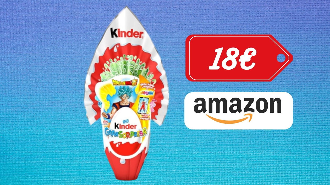 Immagine di Uovo di Pasqua Kinder 2024 di Dragon Ball: COME RESISTERE?