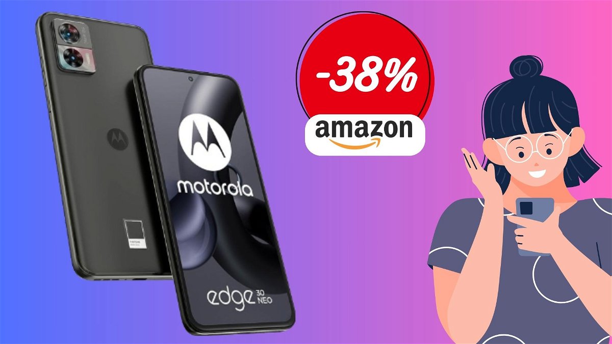 Prezzo al MINIMO STORICO per il Motorola edge 30 Neo: 184€!