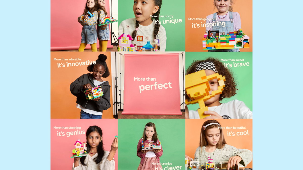 Immagine di LEGO lancia la campagna "More than Perfect"