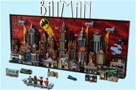 Copertina di LEGO celebra gli 85 anni di Batman con lo skyline di Gotham City