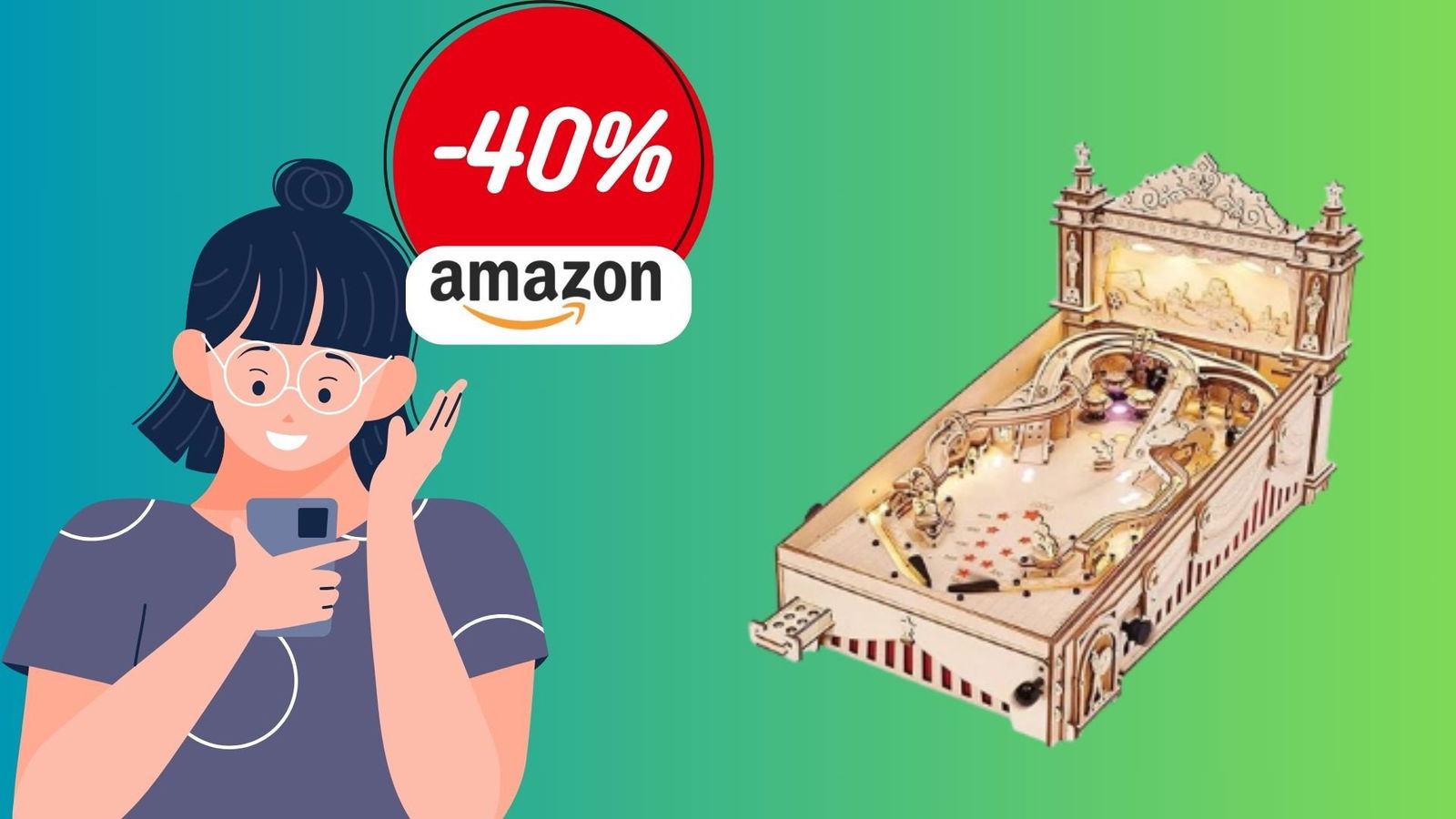 Immagine di COUPON SCONTO su questo STUPENDO puzzle 3D in legno RoWood!