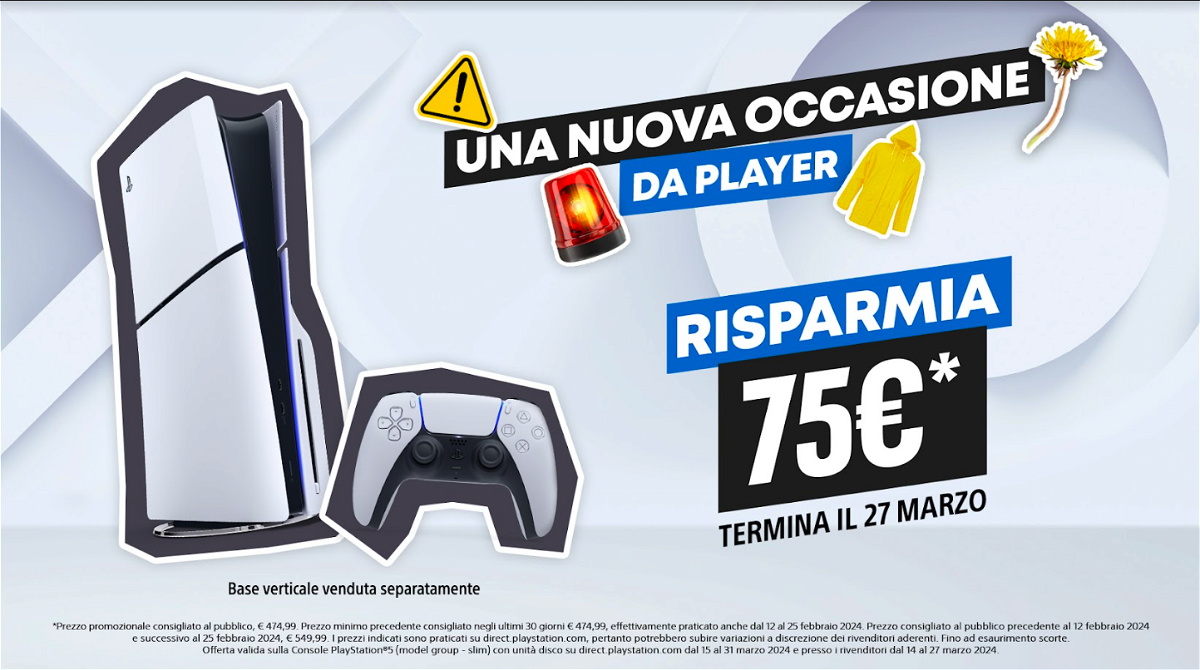 Super SCONTO sulla nuova Playstation 5: -75€!