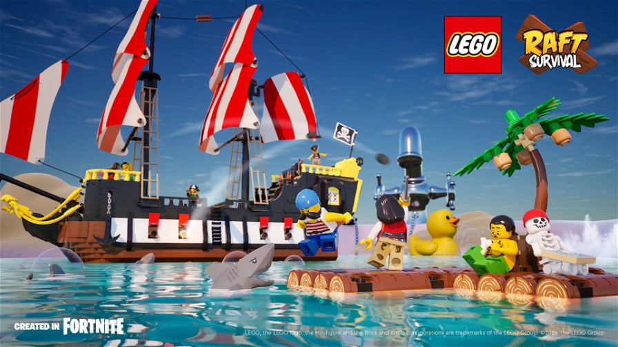 Epic Games e LEGO presentano il nuovo ambiente di sviluppo LEGO Island per Fortnite