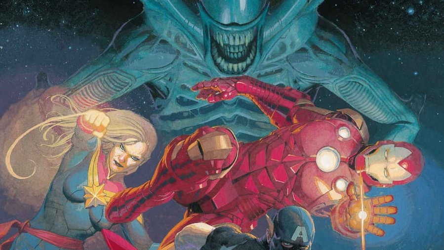 Immagine di Marvel Comics annuncia Aliens Vs. Avengers!
