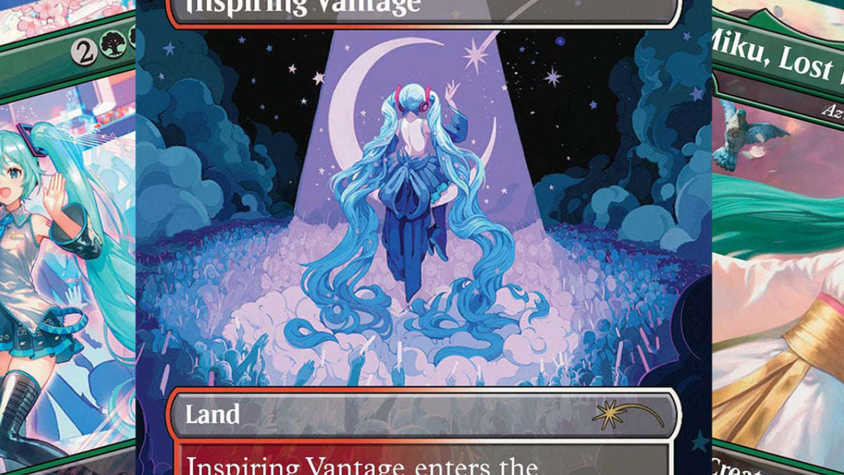 Immagine di Magic The Gathering ha realizzato delle carte su Hatsune Miku