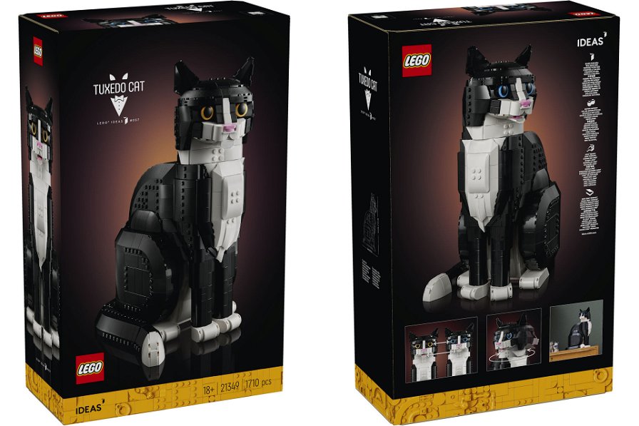 LEGO Ideas: il nuovo set Gatto Tuxedo è arrivato e fa Miaooo