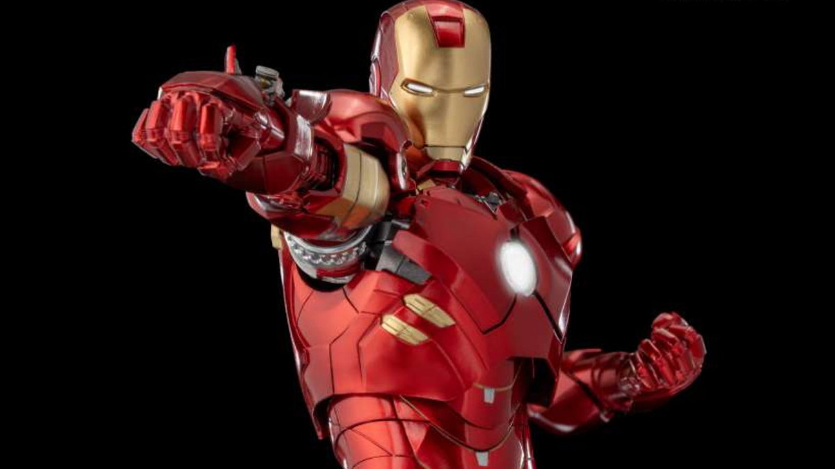 Immagine di Iron Man Mark IV, la nuova figure in metallo da Threezero