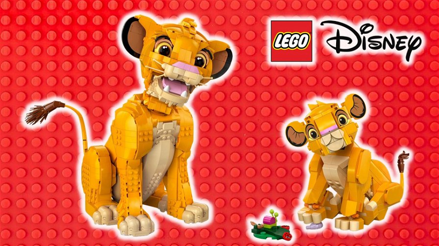 LEGO e Disney presentano due versioni di Simba, il futuro Re Leone