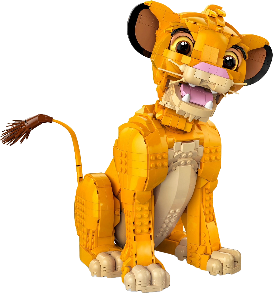 LEGO e Disney presentano due versioni di Simba, il futuro Re Leone