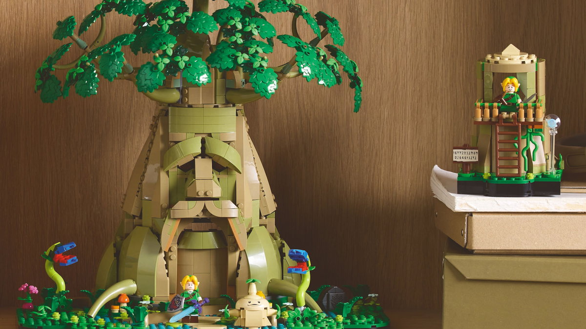 Immagine di LEGO e Nintendo di nuovo insieme per il Grande albero Deku di The Legend of Zelda