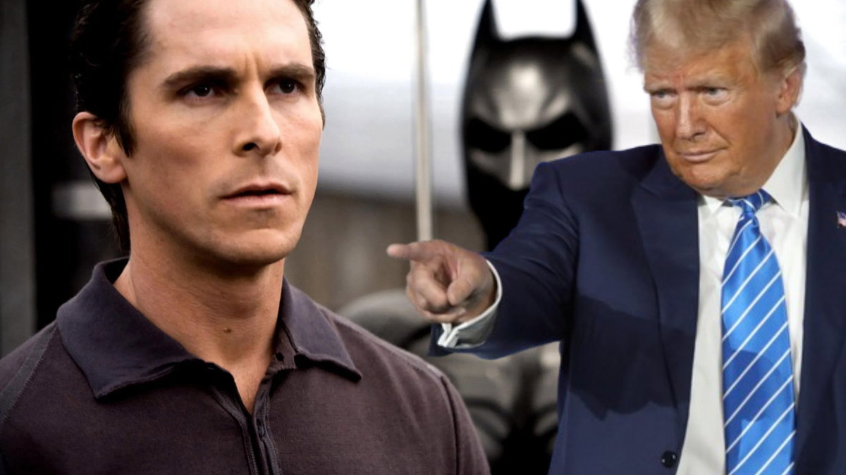 Immagine di Il cavaliere oscuro - Il ritorno: il surreale incontro tra Christian Bale e Donald Trump