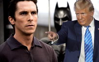 Copertina di Il cavaliere oscuro - Il ritorno: il surreale incontro tra Christian Bale e Donald Trump