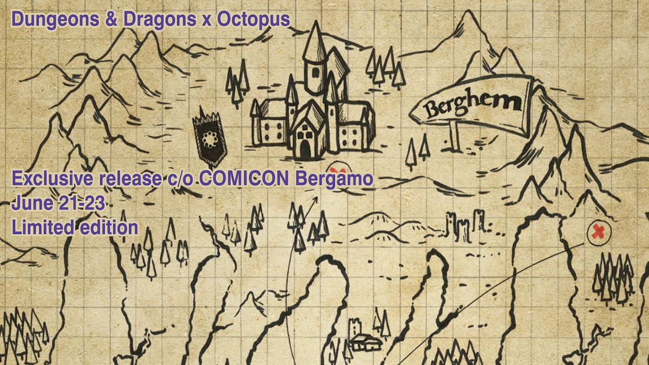 Immagine di Octopus porta a Comicon Bergamo 2024 la collezione Dungeons & Dragons