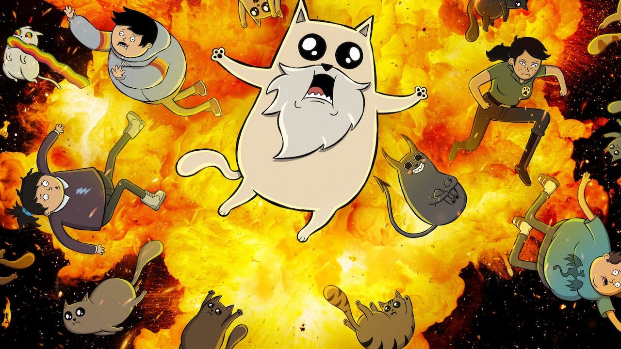 Immagine di Exploding Kittens, recensione: una scialba serie animata Netflix sull'irriverente gioco di carte