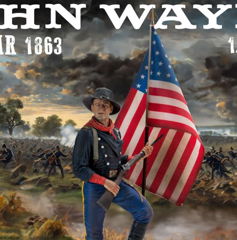 Copertina di Soldati a Cavallo: John Wayne in scala 1/6 da Infinite Statue e Kaustic Plastik