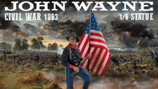Copertina di Soldati a Cavallo: John Wayne in scala 1/6 da Infinite Statue e Kaustic Plastik