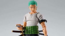 Copertina di Zoro di Romance Dawn fa il suo esordio nella linea SH Figuarts