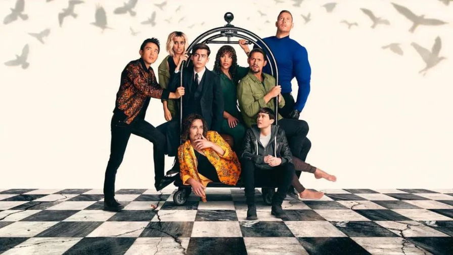 The Umbrella Academy - Poster con i protagonisti