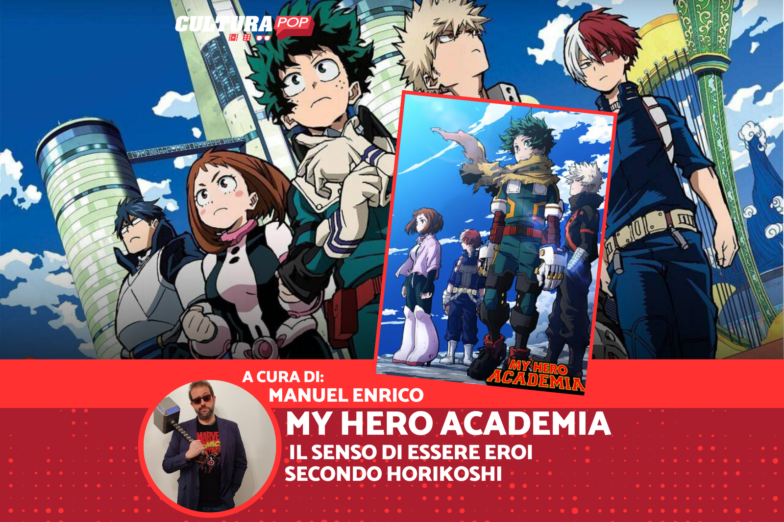 Immagine di My Hero Academia: cosa significa essere un eroe per Horikoshi?