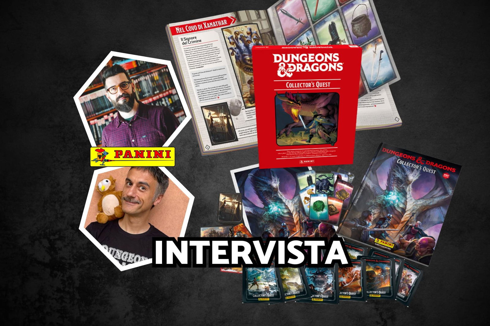 Immagine di Panini album di figurine dedicato a Dungeons & Dragons: intervista esclusiva