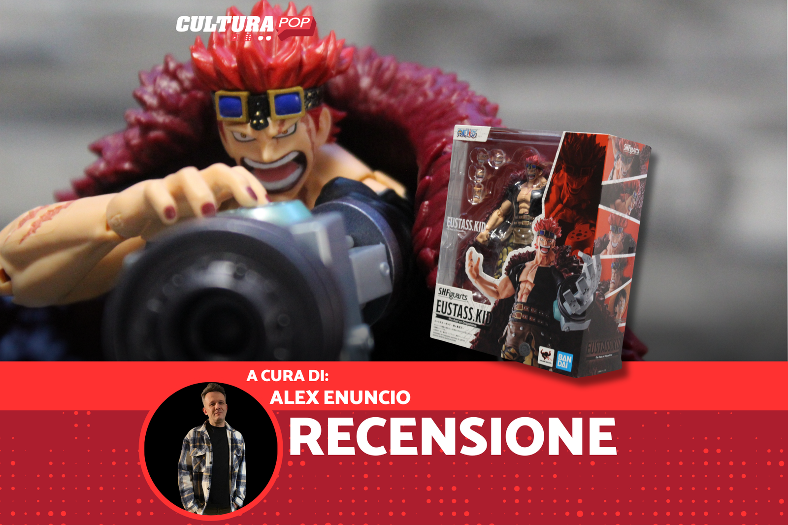 Immagine di Eustass Kid SH Figuarts, recensione: la potenza magnetica in questa action figure