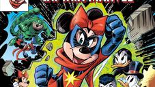 Copertina di Minni diventa Captain Marvel nel nuovo fumetto Marvel/Disney