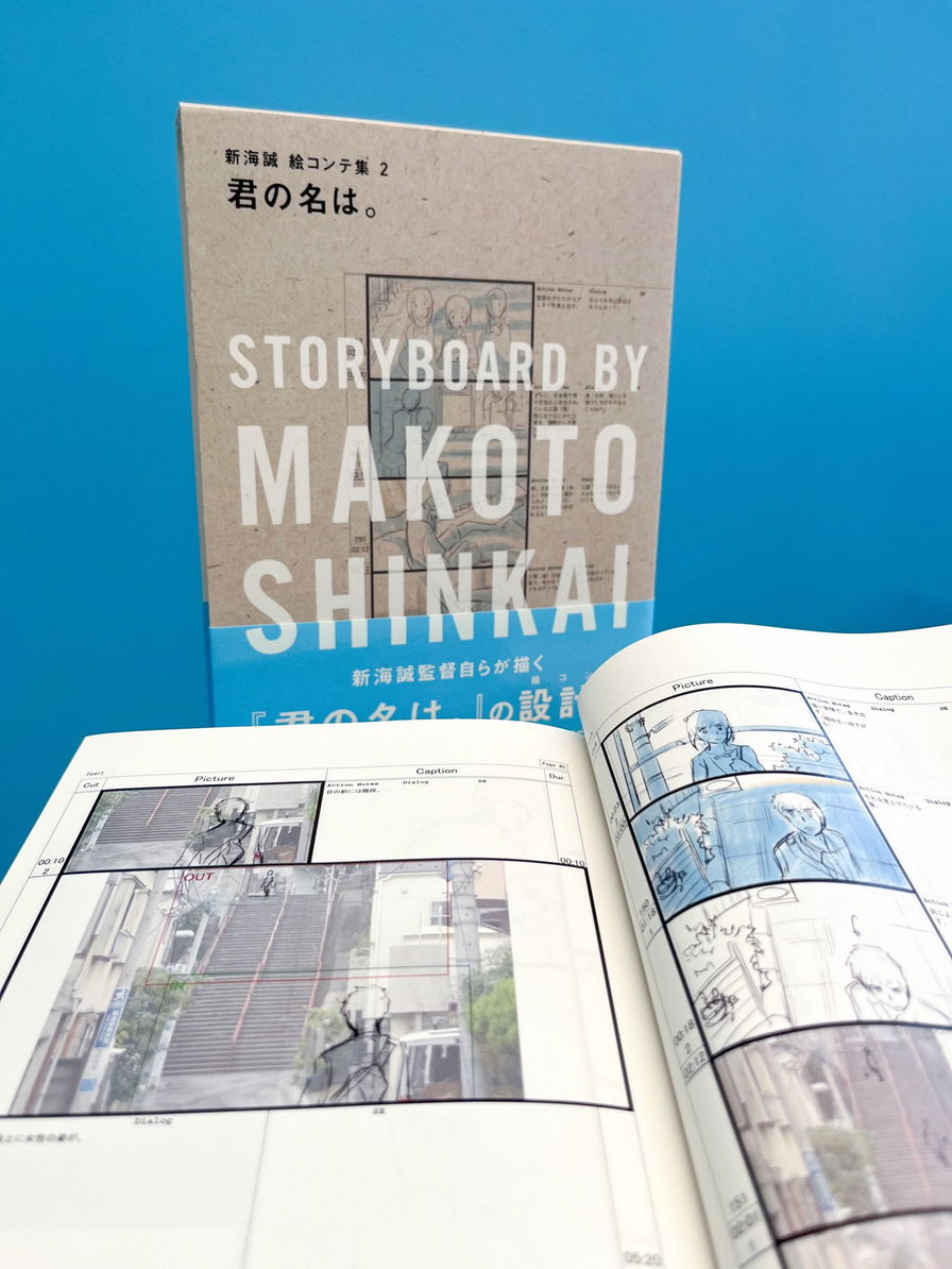 storyboard Makoto Shinkai, Your Name. - J-POP Manga Press