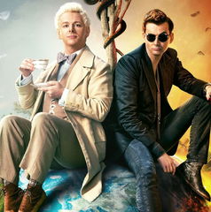 Copertina di Good Omens: Neil Gaiman diseredato dagli eredi di Terry Pratchett