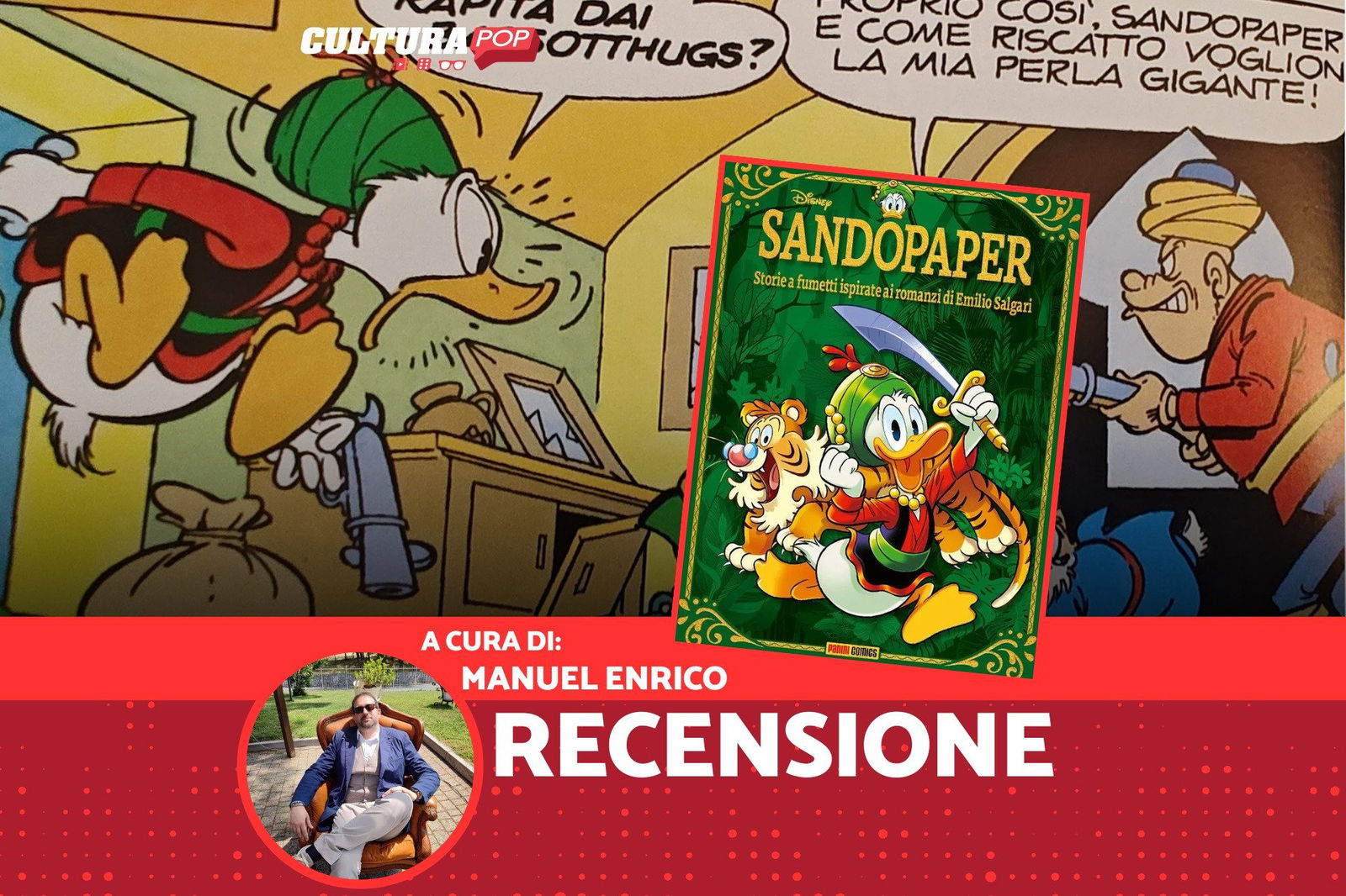 Immagine di Sandopaper, recensione: la rilettura disneyana delle avventure di Salgari