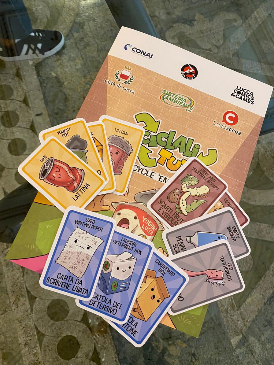 Riciclali tutti - Recycle ‘em all! - Carte del gioco