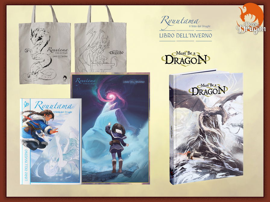 Bundle Days of the Dragon - Foto con il contenuto (manuali e omaggi)